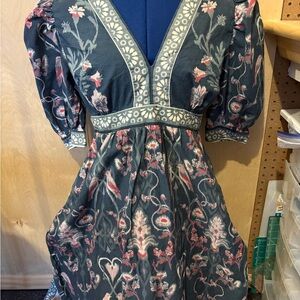 Especia Floral 100% Cotton Maxi  Boho Dress